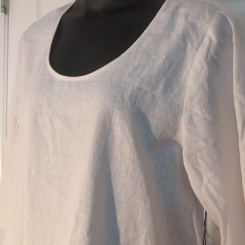 JNY Jones New York woman linen top - Picture 2 of 5